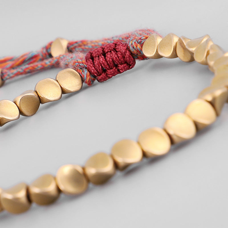 Handmade Copper Beads Health Bracelet