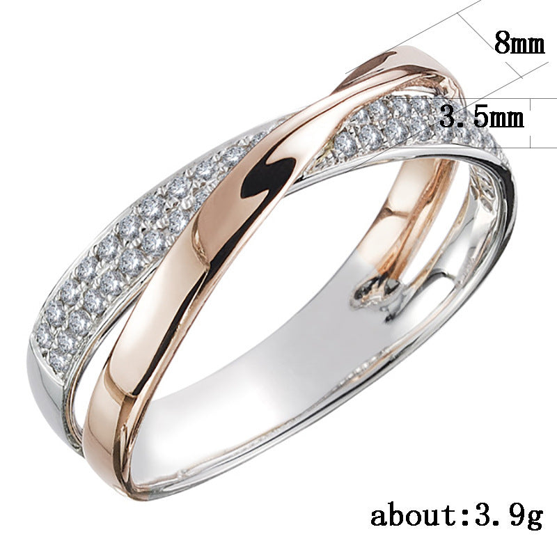 Zircon Copper Elegance Ring