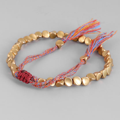 Handmade Copper Beads Health Bracelet