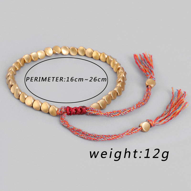 Handmade Copper Beads Health Bracelet