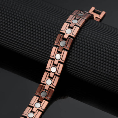 Red Copper Magnetic Bracelet