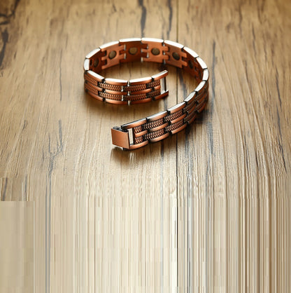 Double Row Copper Magnetic Bracelet