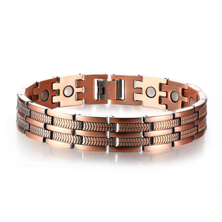 Double Row Copper Magnetic Bracelet