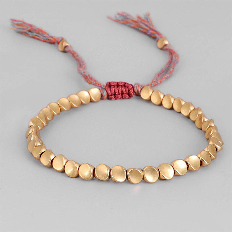 Handmade Copper Beads Health Bracelet