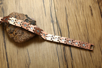 Double Row Copper Magnetic Bracelet